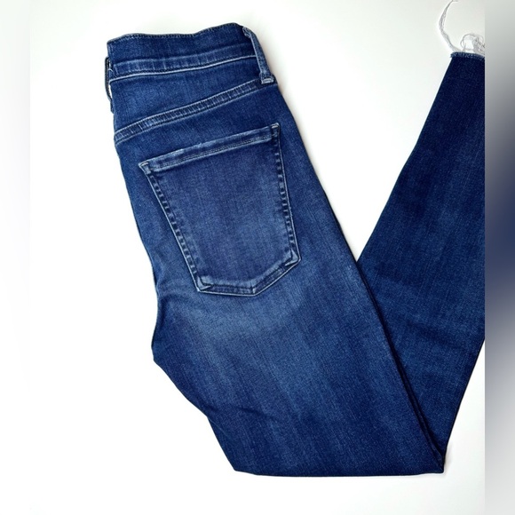 AGOLDE Women’s Sophie Skinny Crop Jeans Dark Wash Blue Stretch Denim Size- 26 - Picture 7 of 10